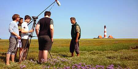 Jugendnaturfilmcamp Wattenmeer Multimar Wattforum © von Meltzer/LKN.SH